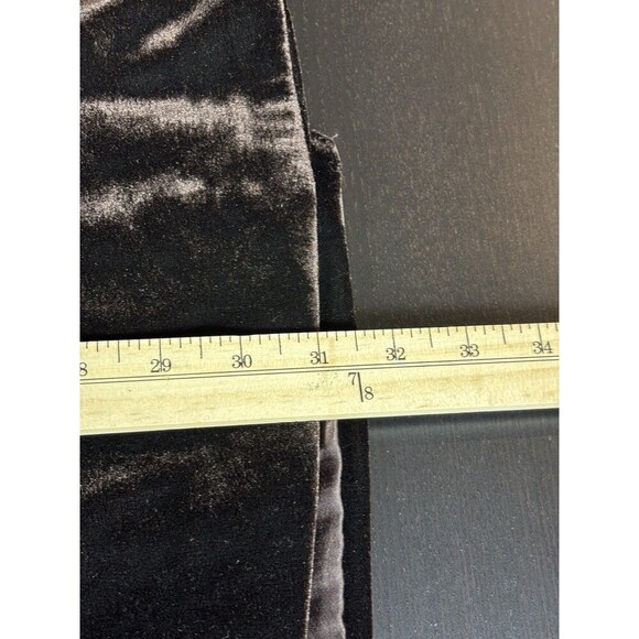 Endless Rose Velvet Blazer Large Brown Single Breasted Boyfriend Relaxed Lined - Picture 11 of 12